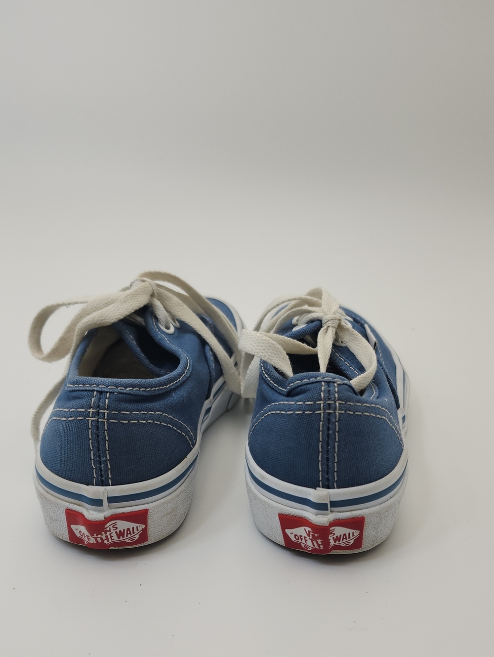 Vans Authentic Navy Blue Low-Top Canvas Sneakers Kids Size 12 - Picture 4 of 12